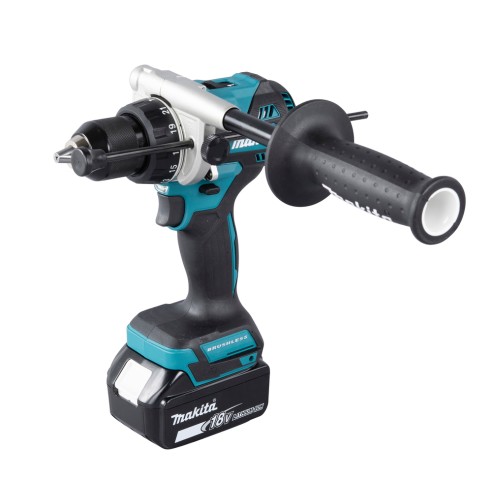 Taladro combinado Makita DHP486RTJ - 18V, motor sin escobillas, 130 Nm, 2 velocidades mecánicas