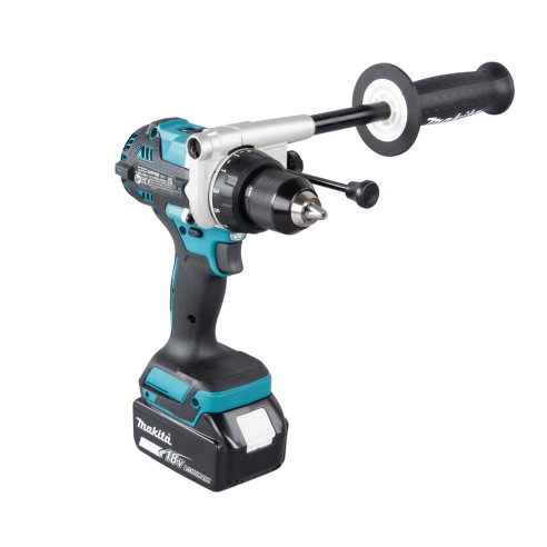 Taladro combinado Makita DHP486RTJ - 18V, motor sin escobillas, 130 Nm, 2 velocidades mecánicas