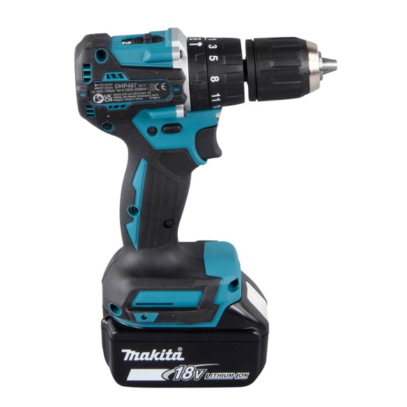 Taladro combinado Makita DHP487RAJ 18V - 40 Nm - Motor sin escobillas - Luz LED integrada Taladro combinado Makita DHP487RAJ 18V - 40 Nm - Motor sin escobillas - Luz LED integrada