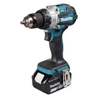 Taladro Makita DHP489RTJ con percutor - Motos sin escobillas - Con dos baterias 18V 5.0Ah - Luz LED 2