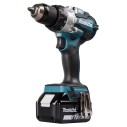 Taladro combinado Makita DHP489RTJ - 18V, 110 Nm, luz LED, motor sin escobillas