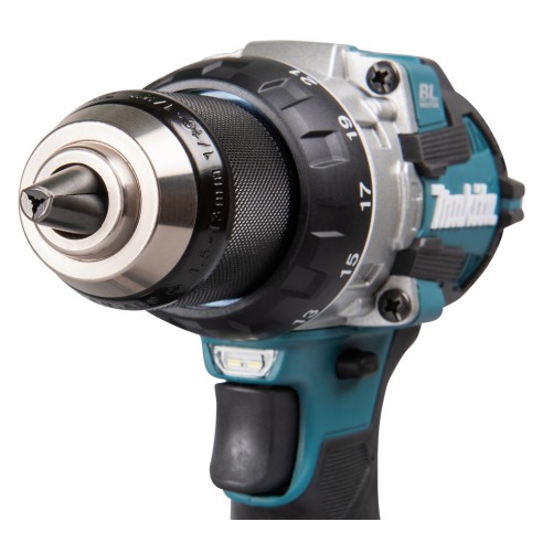 Taladro combinado Makita DHP489RTJ - 18V, 110 Nm, luz LED, motor sin escobillas