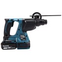 Martillo ligero Makita DHR242RTJ - 18V, 2,0 J, SDS-PLUS, con 2 baterías de 5,0Ah, maletín Makpac