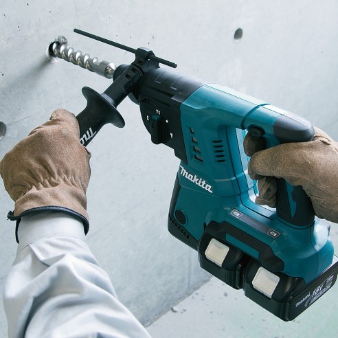 Martillo ligero Makita DHR263Z - 18V X2, SDS-PLUS, 2,5 J, 26 mm en hormigón - Solo cuerpo (Sin batería ni cargador ni maletín)