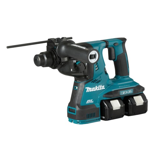 Martillo ligero Makita DHR282PT2J - 36V, SDS-PLUS, 2,8 J, tecnología antivibración, 2 baterías 5,0 Ah