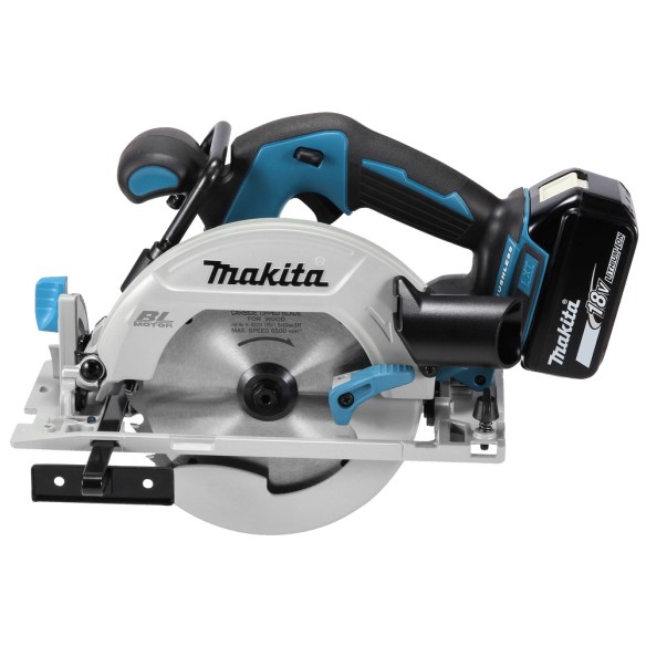 Sierra circular Makita DHS680RMJ 18V - Compacta, motor sin escobillas, profundidad corte 57 mm