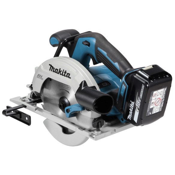 Sierra circular Makita DHS680RMJ 18V - Compacta, motor sin escobillas, profundidad corte 57 mm