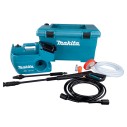 Hidrolimpiadora portátil Makita DHW080ZK - 36V (18V x2) - 80 bar, depósito de agua 50L - Sin baterías ni cargador