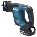 Sierra de sable Makita DJR188RTJ 18V - Compacta, sin escobillas, 3000 SPM, luz LED incluida