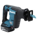 Sierra de sable Makita DJR188RTJ 18V - Compacta, sin escobillas, 3000 SPM, luz LED incluida