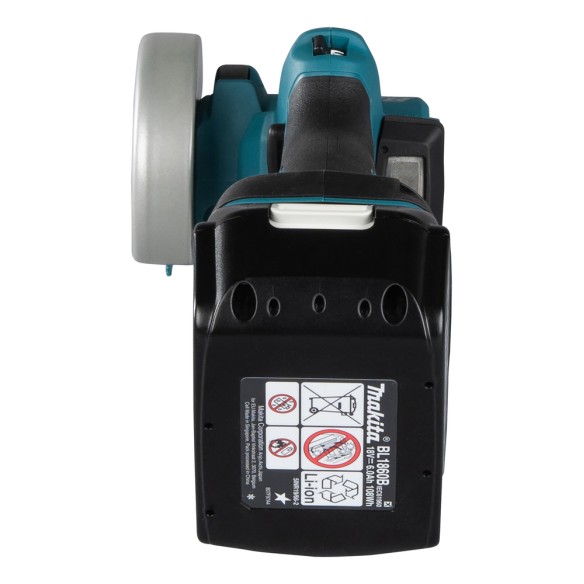 Cortador de disco Makita DMC300RTJ - 18V, 20000 rpm, luz LED y freno eléctrico