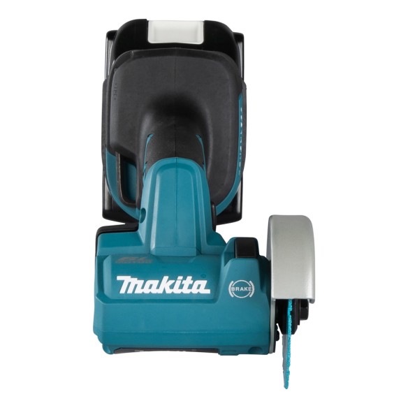 Cortador de disco Makita DMC300RTJ - 18V, 20000 rpm, luz LED y freno eléctrico