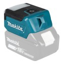 Linterna de trabajo a batería Makita DML817 - 14,4V/18V - 3 modos de iluminación, puerto USB