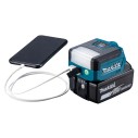 Linterna de trabajo a batería Makita DML817 - 14,4V/18V - 3 modos de iluminación, puerto USB