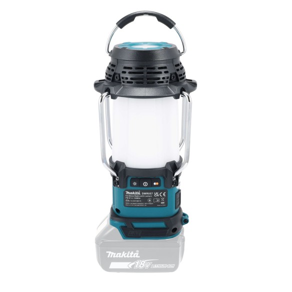 Lámpara de camping Makita DMR057 - Linterna multifunción 14,4V/18V, Bluetooth y radio FM Lámpara de camping Makita DMR057 - Linterna multifunción 14,4V/18V, Bluetooth y radio FM