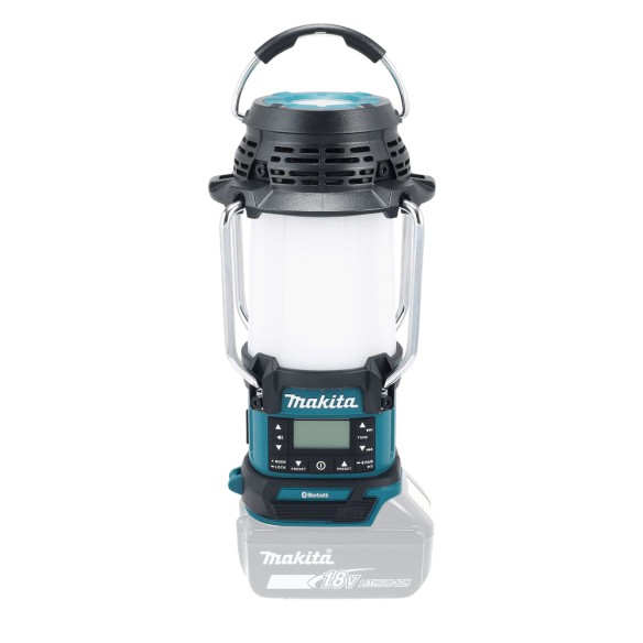 Lámpara de camping Makita DMR057 - Linterna multifunción 14,4V/18V, Bluetooth y radio FM Lámpara de camping Makita DMR057 - Linterna multifunción 14,4V/18V, Bluetooth y radio FM