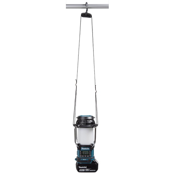 Lámpara de camping Makita DMR057 - Linterna multifunción 14,4V/18V, Bluetooth y radio FM Lámpara de camping Makita DMR057 - Linterna multifunción 14,4V/18V, Bluetooth y radio FM