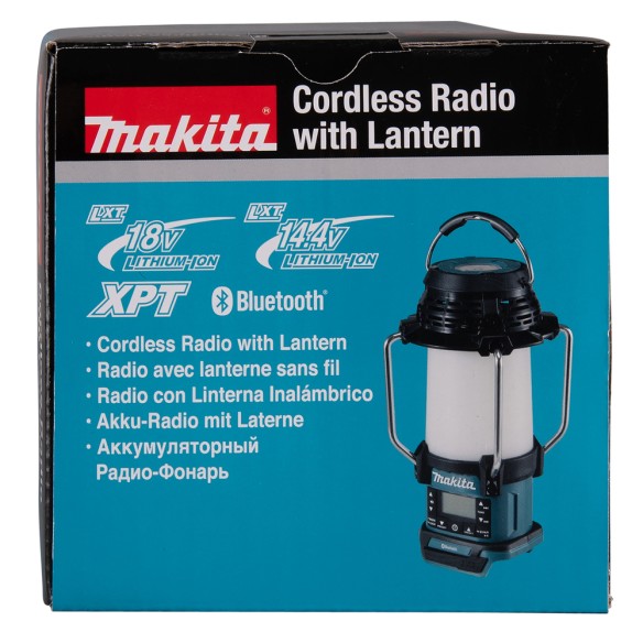 Lámpara de camping Makita DMR057 - Linterna multifunción 14,4V/18V, Bluetooth y radio FM Lámpara de camping Makita DMR057 - Linterna multifunción 14,4V/18V, Bluetooth y radio FM