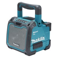 Altavoz Bluetooth Makita DMR201 - 12Vmax/18V, IP64, conexión AUX y USB, ideal para trabajo y ocio