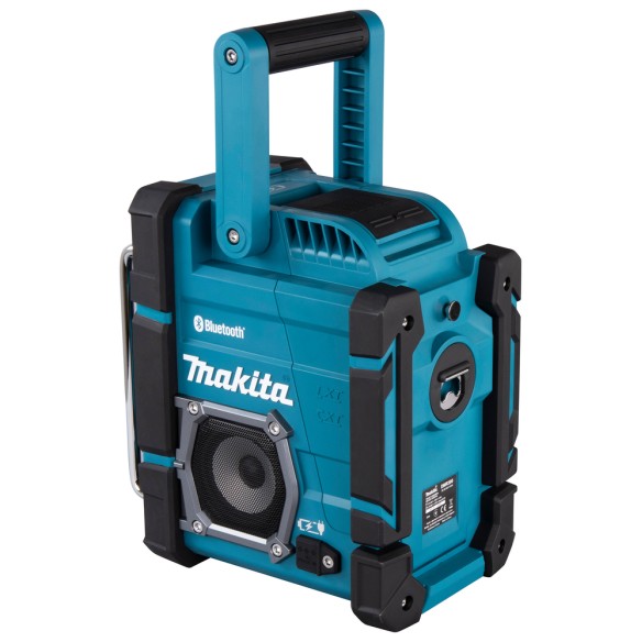 Radio de trabajo Makita DMR300 - Bluetooth, IP64, cargador CXT/LXT 12Vmax-18V