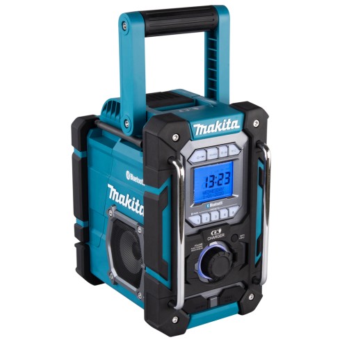 Radio de trabajo Makita DMR300 - Bluetooth, IP64, cargador CXT/LXT 12Vmax-18V