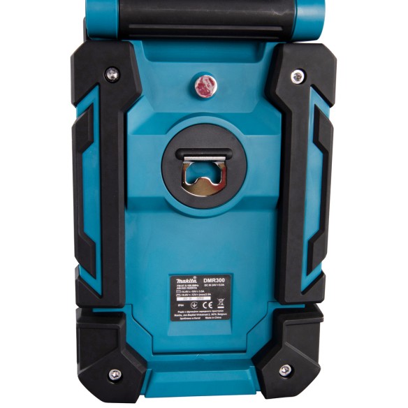 Radio de trabajo Makita DMR300 - Bluetooth, IP64, cargador CXT/LXT 12Vmax-18V