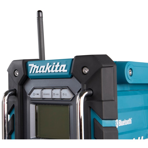 Radio de trabajo Makita DMR300 - Bluetooth, IP64, cargador CXT/LXT 12Vmax-18V