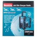 Radio de trabajo Makita DMR300 - Bluetooth, IP64, cargador CXT/LXT 12Vmax-18V