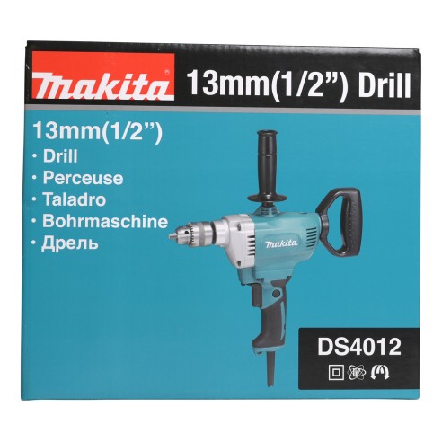 Taladro batidor Makita DS4012 - 750 W, velocidad variable, mango giratorio para mezcla de materiales