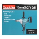 Taladro batidor Makita DS4012 - 750 W, velocidad variable, mango giratorio para mezcla de materiales