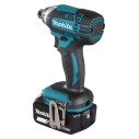 Atornillador de impacto Makita DTD152RTJ - 18V, 165 Nm, 2 baterías de 5,0Ah, luz LED, maletín Makpac