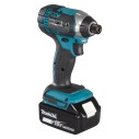 Atornillador de impacto Makita DTD152RTJ - 18V, 165 Nm, 2 baterías de 5,0Ah, luz LED, maletín Makpac