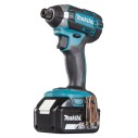 Atornillador de impacto Makita DTD152RTJ - 18V, 165 Nm, 2 baterías de 5,0Ah, luz LED, maletín Makpac