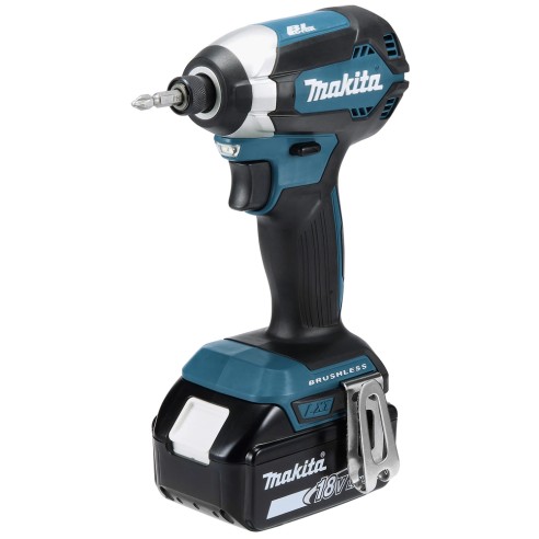 Atornillador de impacto Makita DTD153RTJ - 18V, 170 Nm, motor sin escobillas, 2 baterías 5,0Ah