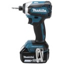 Atornillador de impacto Makita DTD153RTJ - 18V, 170 Nm, motor sin escobillas, 2 baterías 5,0Ah