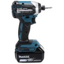 Atornillador de impacto Makita DTD153RTJ - 18V, 170 Nm, motor sin escobillas, 2 baterías 5,0Ah