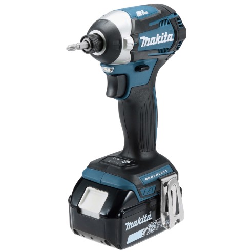 Atornillador de impacto Makita DTD154RTJ - 18V, 175 Nm, 3 ajustes de potencia, motor sin escobillas