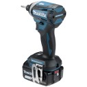 Atornillador de impacto Makita DTD154RTJ - 18V, 175 Nm, 3 ajustes de potencia, motor sin escobillas