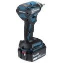 Atornillador de impacto Makita DTD154RTJ - 18V, 175 Nm, 3 ajustes de potencia, motor sin escobillas