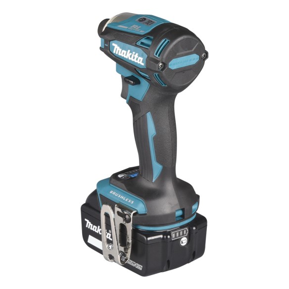 Atornillador de impacto Makita DTD172RTJ - 18V, 180 Nm, motor sin escobillas, 2 baterías de 5Ah Atornillador de impacto Makita DTD172RTJ - 18V, 180 Nm, motor sin escobillas, 2 baterías de 5Ah