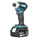 Atornillador de impacto Makita DTD172RTJ - 18V, 180 Nm, motor sin escobillas, 2 baterías de 5Ah