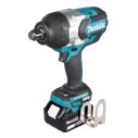 Llave de impacto Makita DTW1001RTJ 18V - 1250 Nm - 3/4" - Motor sin escobillas - Luz LED