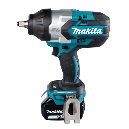 Llave de impacto Makita DTW1002RTJ - 18V, 1200 Nm, motor sin escobillas, 2 baterías 5Ah
