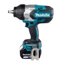 Llave de impacto Makita DTW1002RTJ - 18V, 1200 Nm, motor sin escobillas, 2 baterías 5Ah