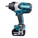 Llave de impacto Makita DTW1002RTJ - 18V, 1200 Nm, motor sin escobillas, 2 baterías 5Ah