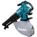 Soplador Makita DUB187T001 18V - Velocidad variable 64 m/s, función aspirador, batería LXT®