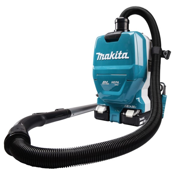 Aspirador de mochila Makita DVC261Z - 36V (18V x2) - Motor sin escobillas, filtro HEPA - Sin batería ni cargador ni maletín Aspirador de mochila Makita DVC261Z - 36V (18V x2) - Motor sin escobillas, filtro HEPA - Sin batería ni cargador ni maletín