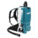 Aspirador de mochila Makita DVC665Z - 36V (18V x2) - 2 velocidades - Filtro HEPA - 6 L  - Sin batería ni cargador ni maletín