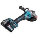 Miniamoladora Makita GA005GM201 - 125 mm - 40V - Motor sin escobillas, 8500 rpm, tecnología AFT y XPT