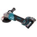 Miniamoladora Makita GA013GM201 - 125 mm - 40Vmax - Motor sin escobillas, freno eléctrico